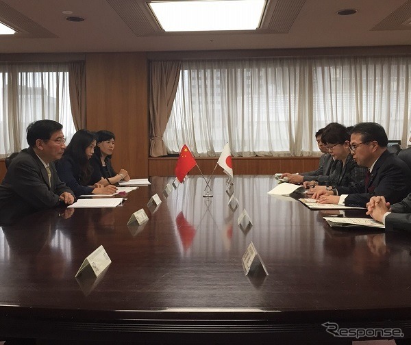 自動運転分野で日中政府幹部が会談