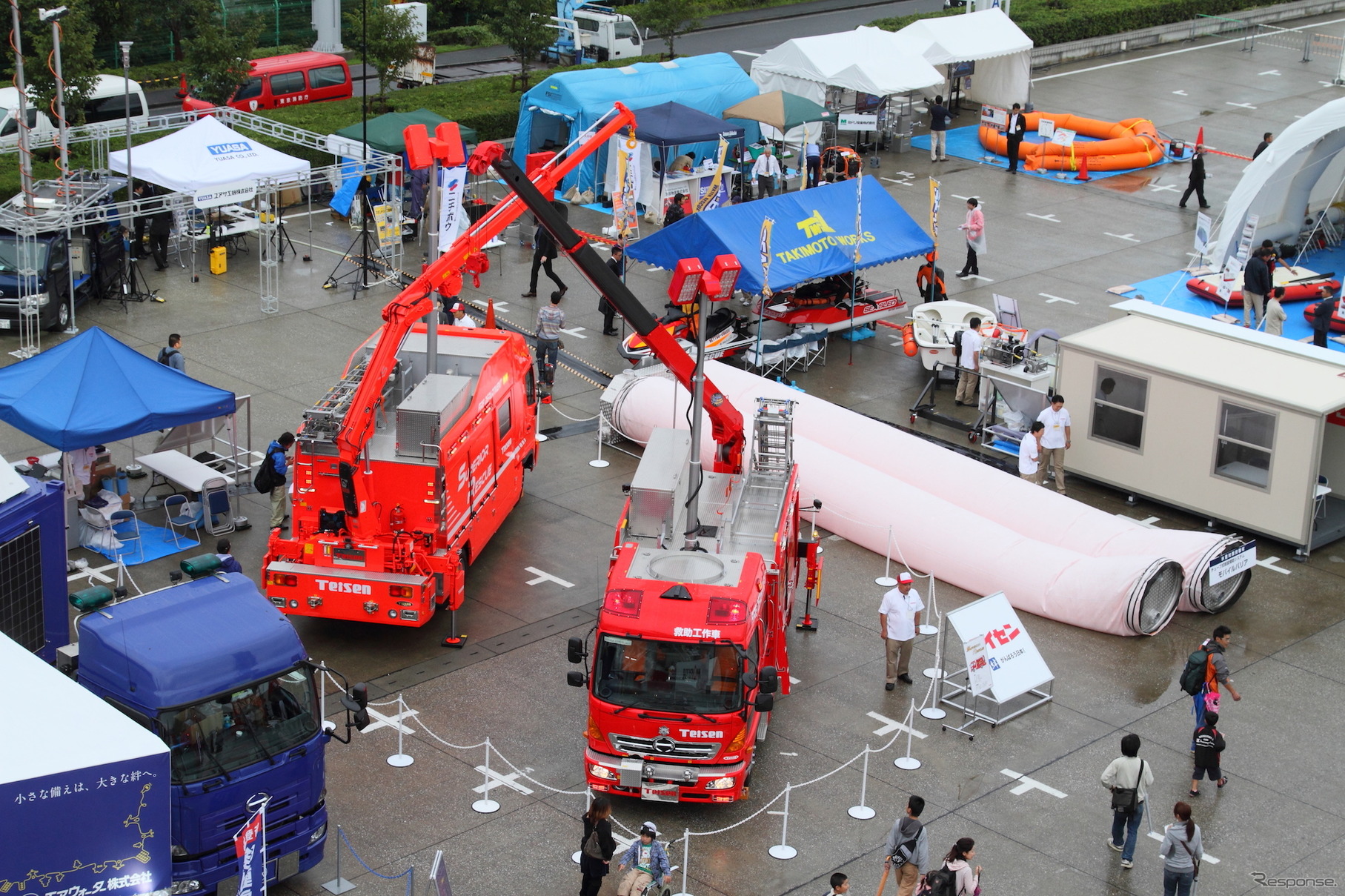 東京国際消防防災展（写真は2013年）