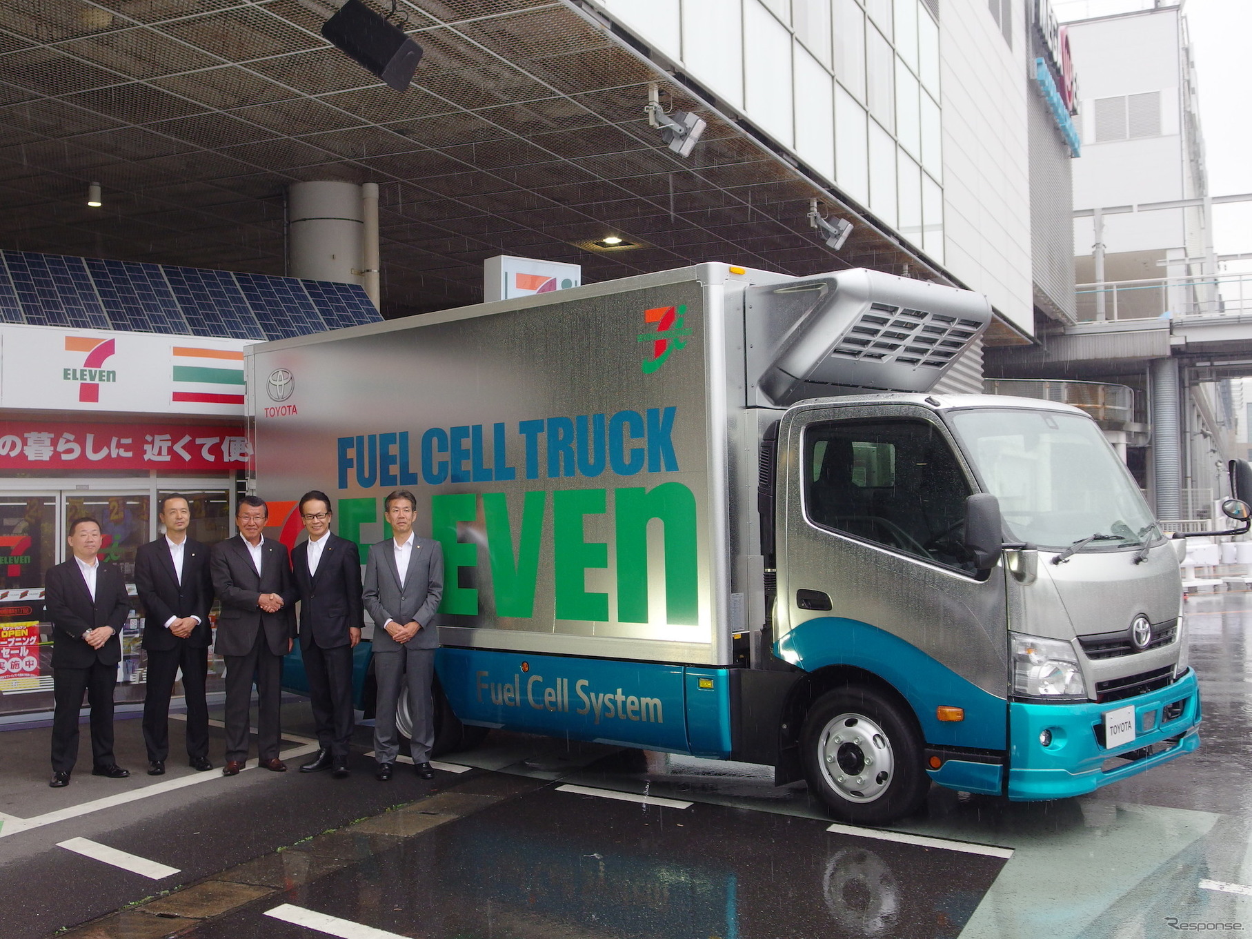 トヨタの燃料電池トラックをセブン-イレブンで使用か