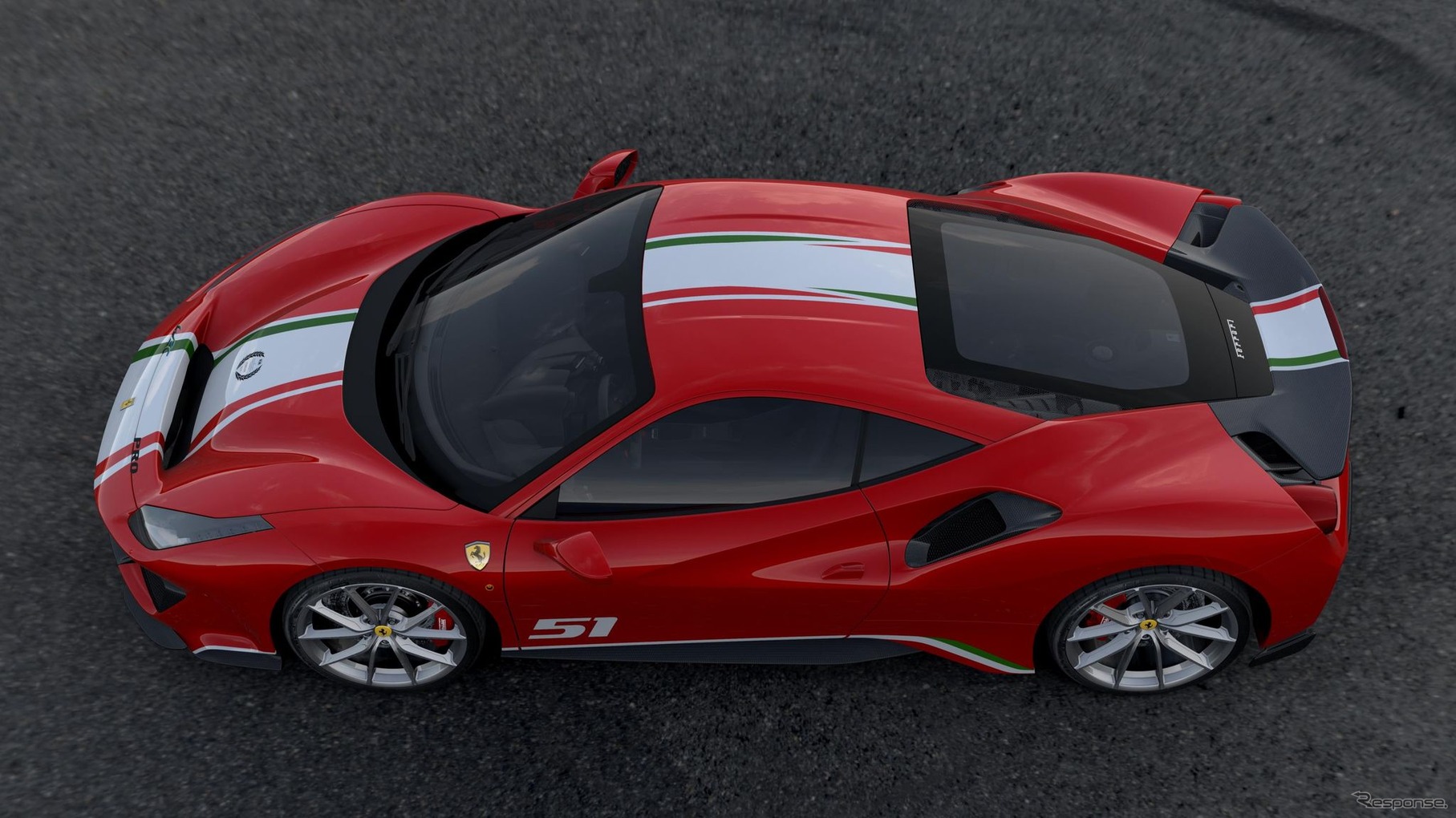 フェラーリ 488ピスタ の「Piloti Ferrari」