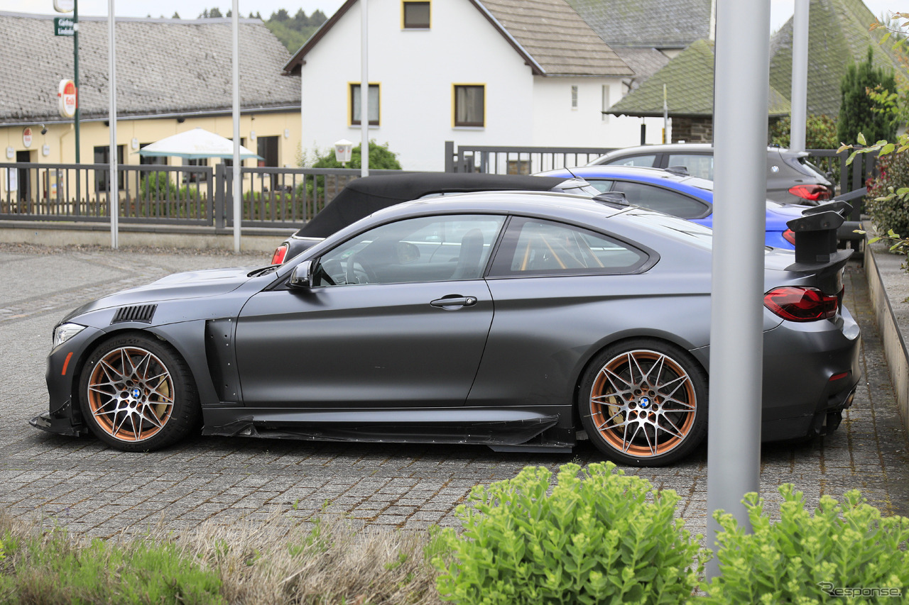 BMW M4 CSL プロトタイプスクープ写真