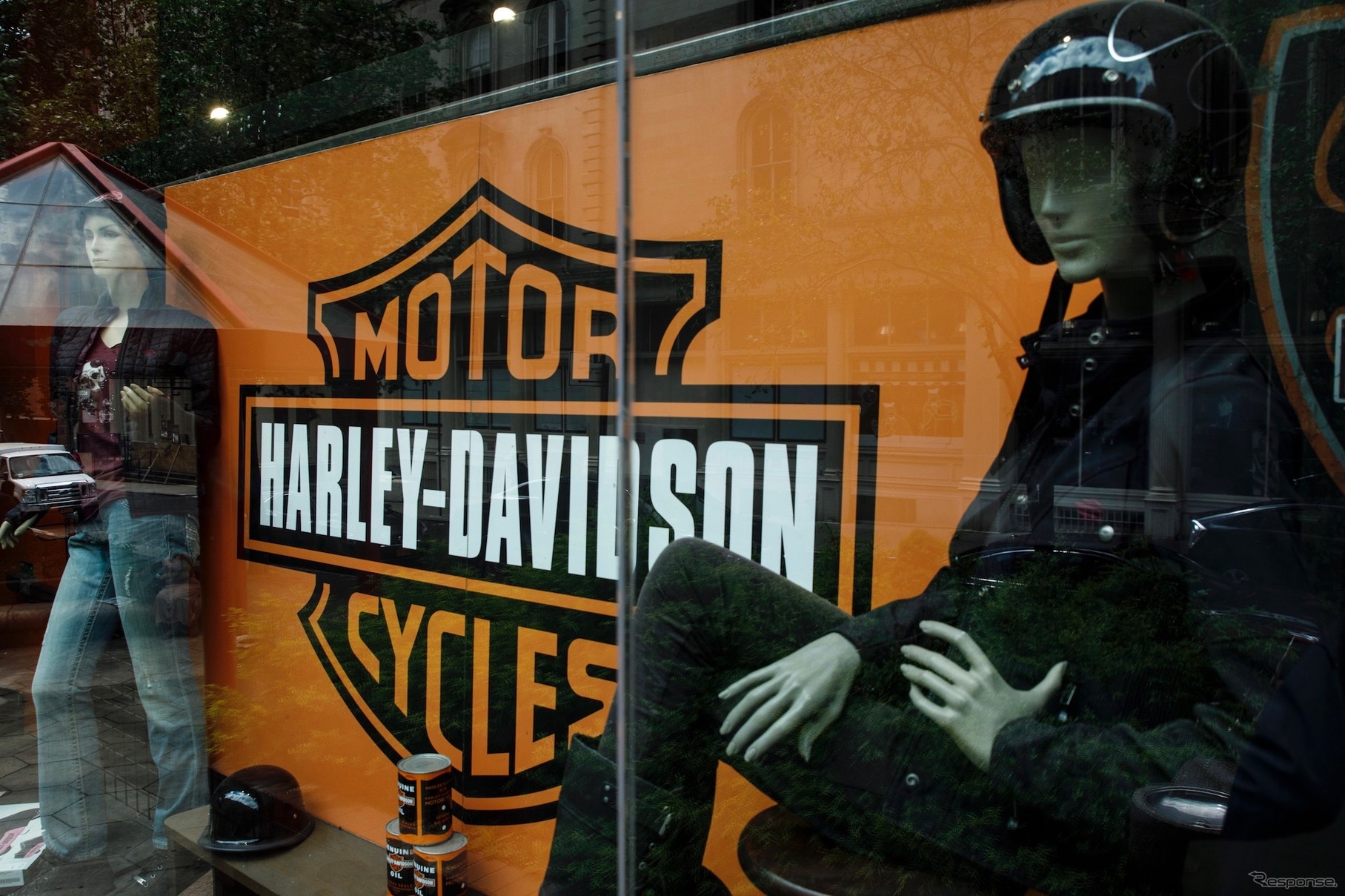 一部生産の国外移転を検討しているハーレーダビッドソン　(c) Getty Images