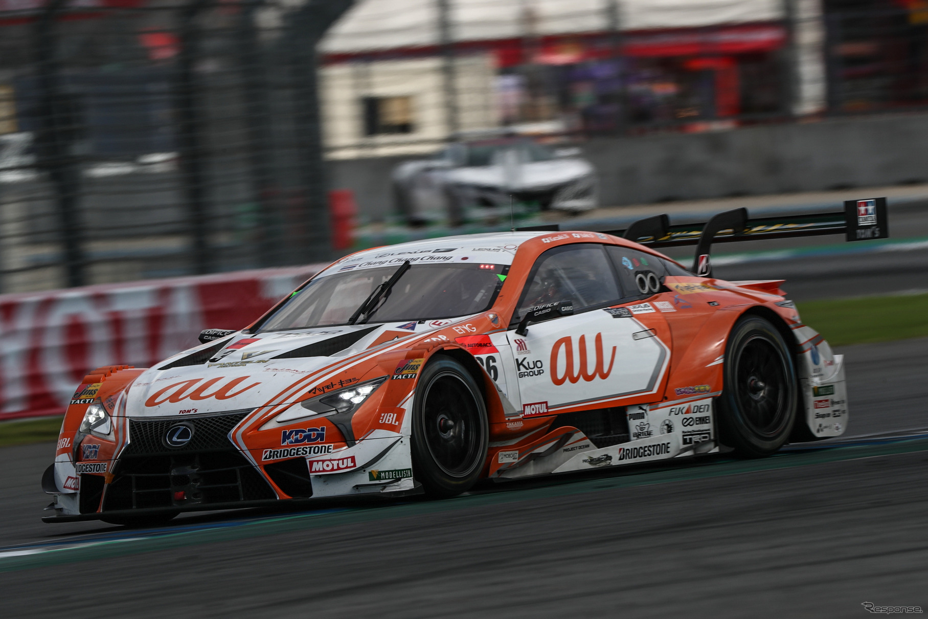 GT500クラス決勝10位の#36 LC500。