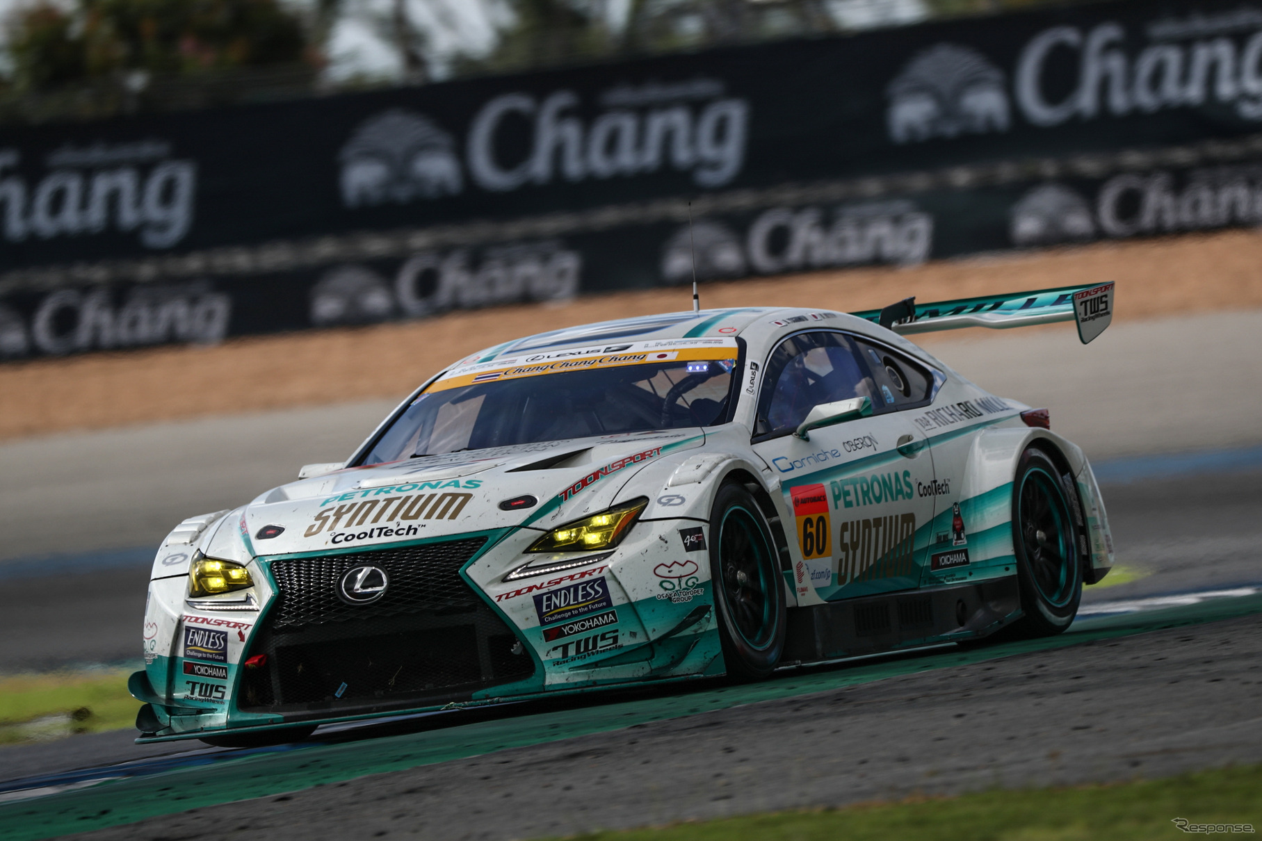 GT300クラス決勝3位の#60 RC F。