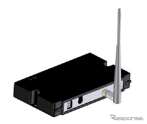 アクティブタグの電波をリーダーへ中継送信するリピータ