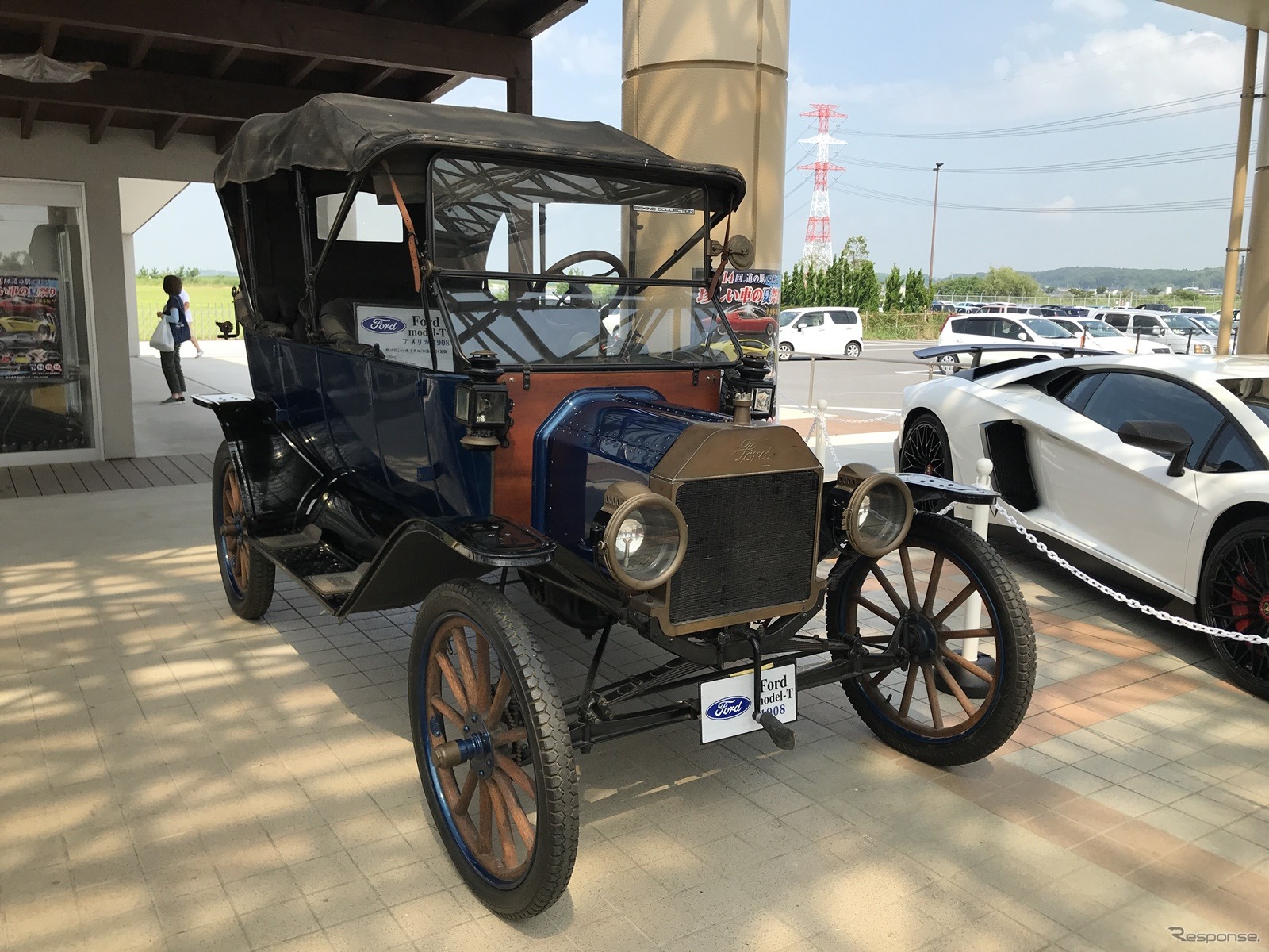 フォードT型は101年前のクルマ。今回の展示車中最古参だ。