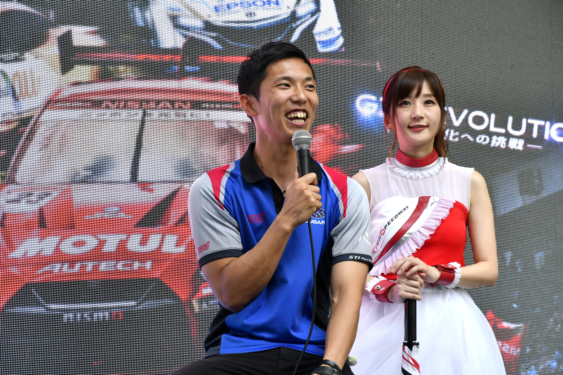 SUPER GT EXPERIENCE 2018 in 東京国際フォーラム　#61SUBARU BRZ GT300 山内選手