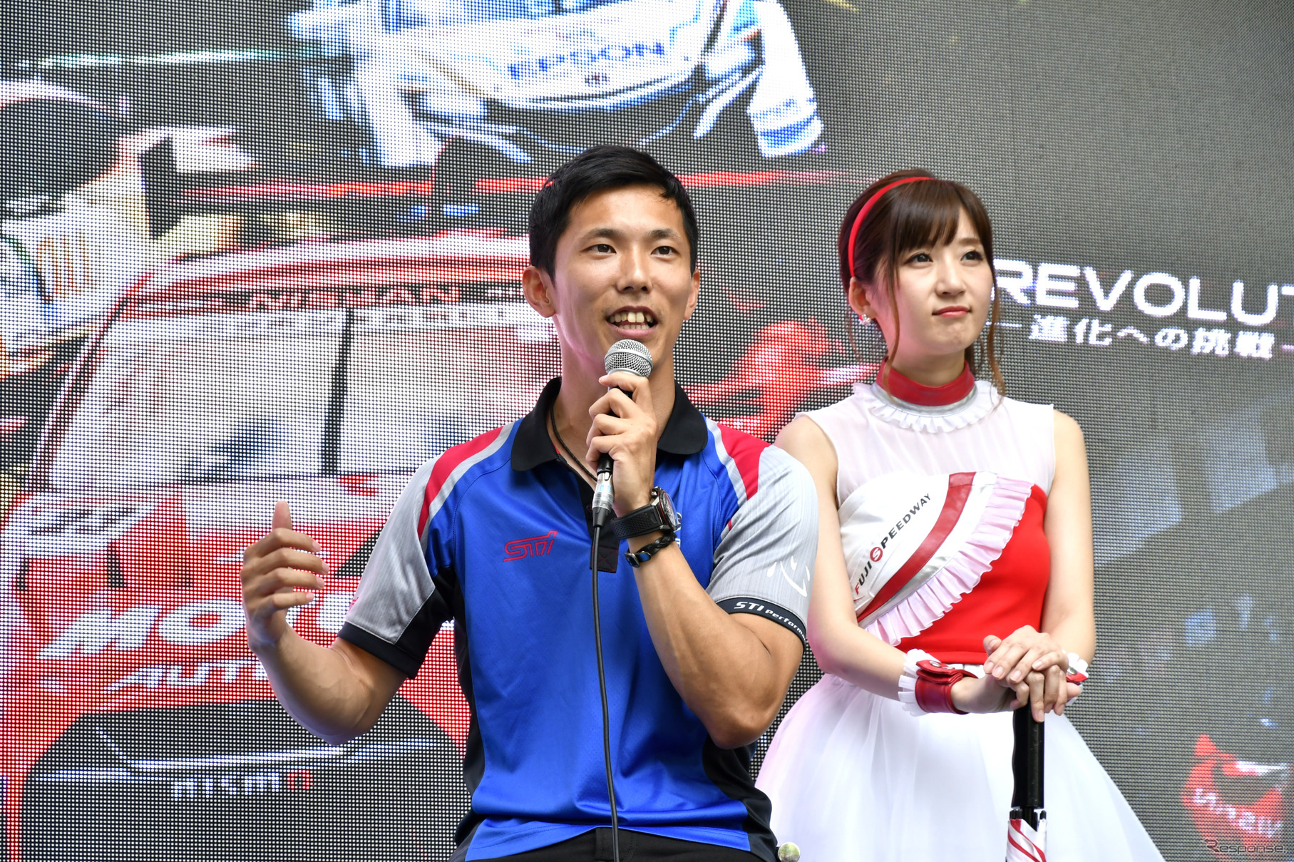 SUPER GT EXPERIENCE 2018 in 東京国際フォーラム　#61SUBARU BRZ GT300 山内選手