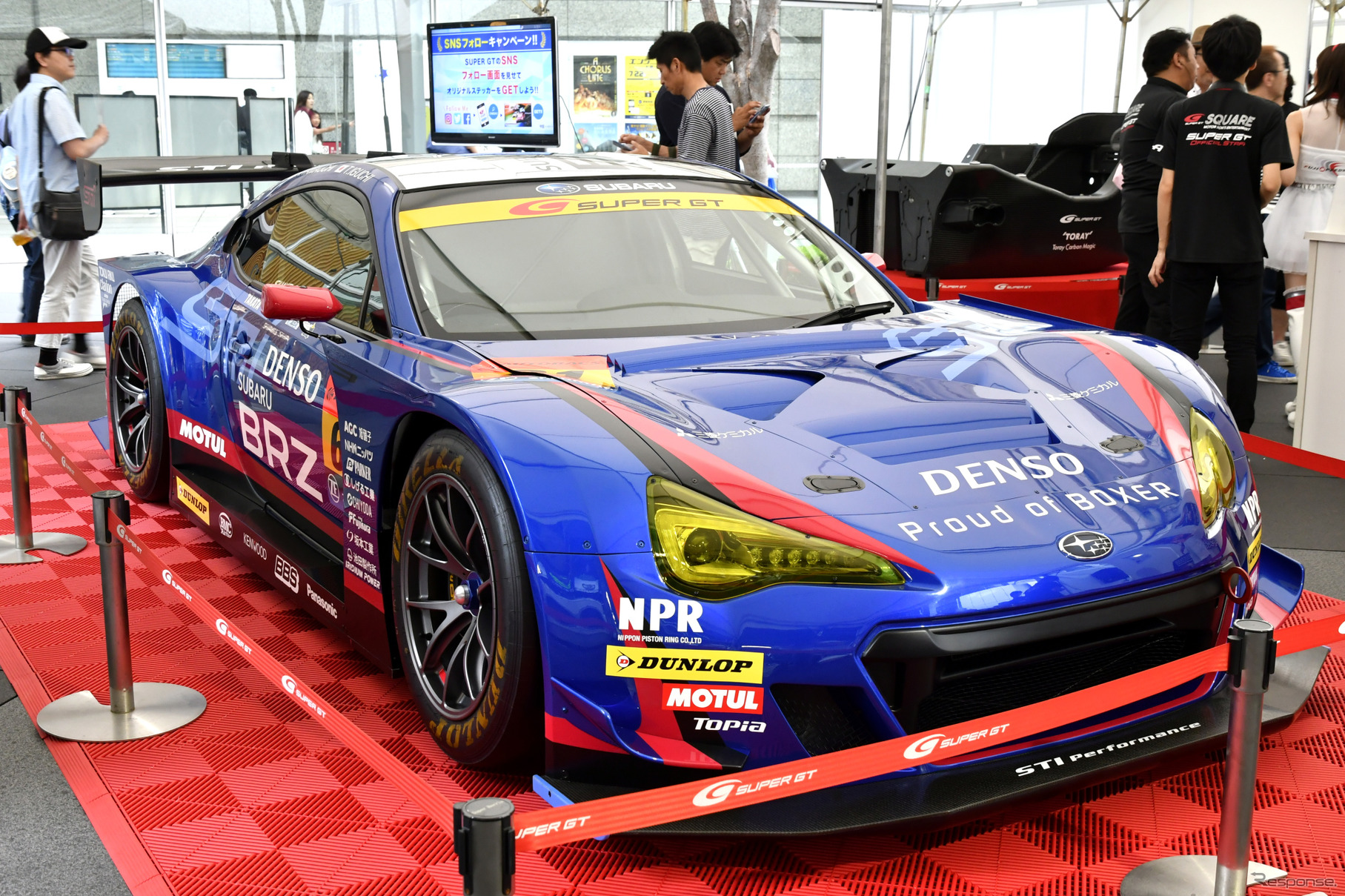 SUPER GT EXPERIENCE 2018 in 東京国際フォーラム　#61SUBARU BRZ GT300