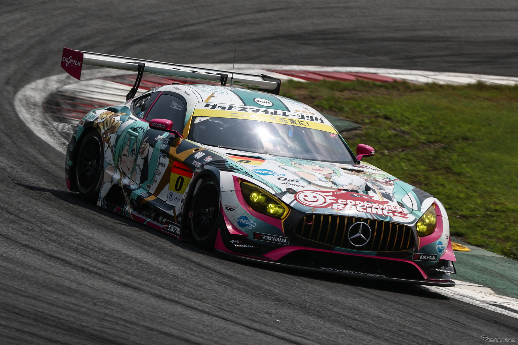 GT300クラス予選4位の#0 メルセデスAMG。