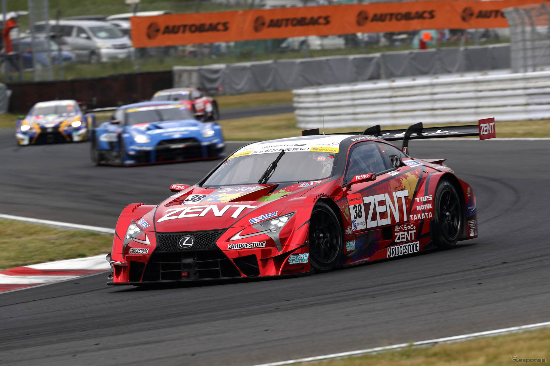 2017年5月に開催されたSUPER GT オートポリス戦の模様。