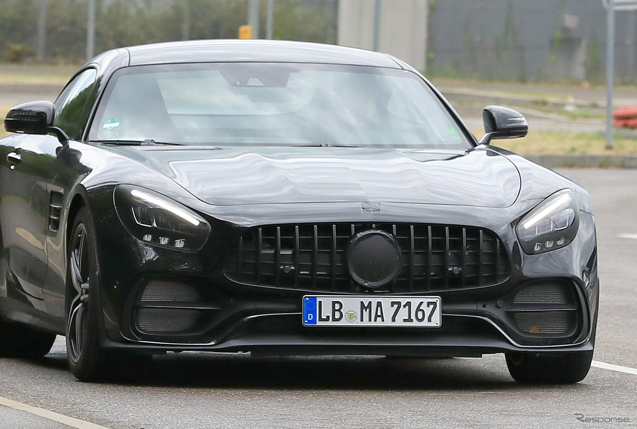 メルセデス AMG GT 改良新型スクープ写真