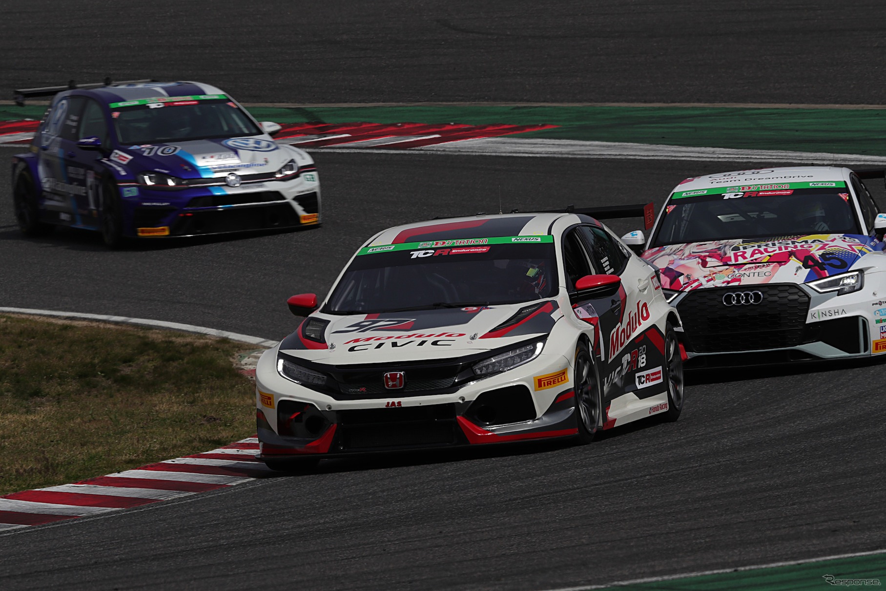 今季S耐に参戦しているTCR規定のシビック。