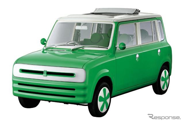 【東京ショー2001出品車】スズキ『Lapin』「クルマらしくない良さ」追求しました