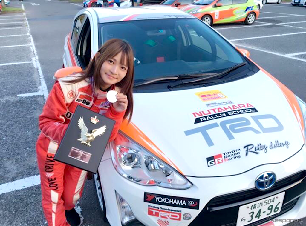 TOYOTA GAZOO Racingラリーチャレンジ参戦中のミンミン