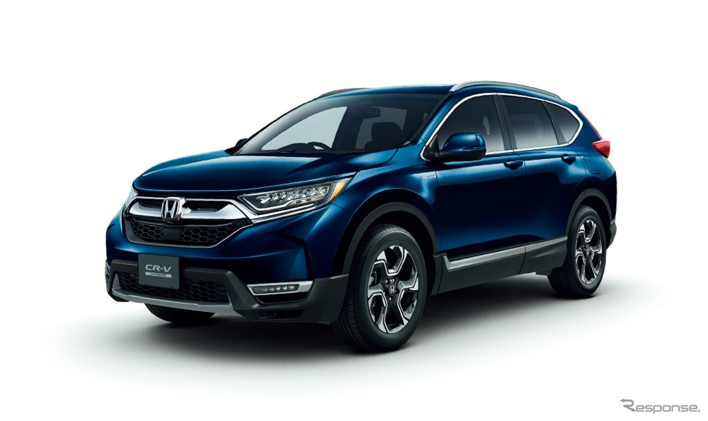 ホンダ CR-V ハイブリッド EX マスターピース（ミッドナイトブルービーム・メタリック）