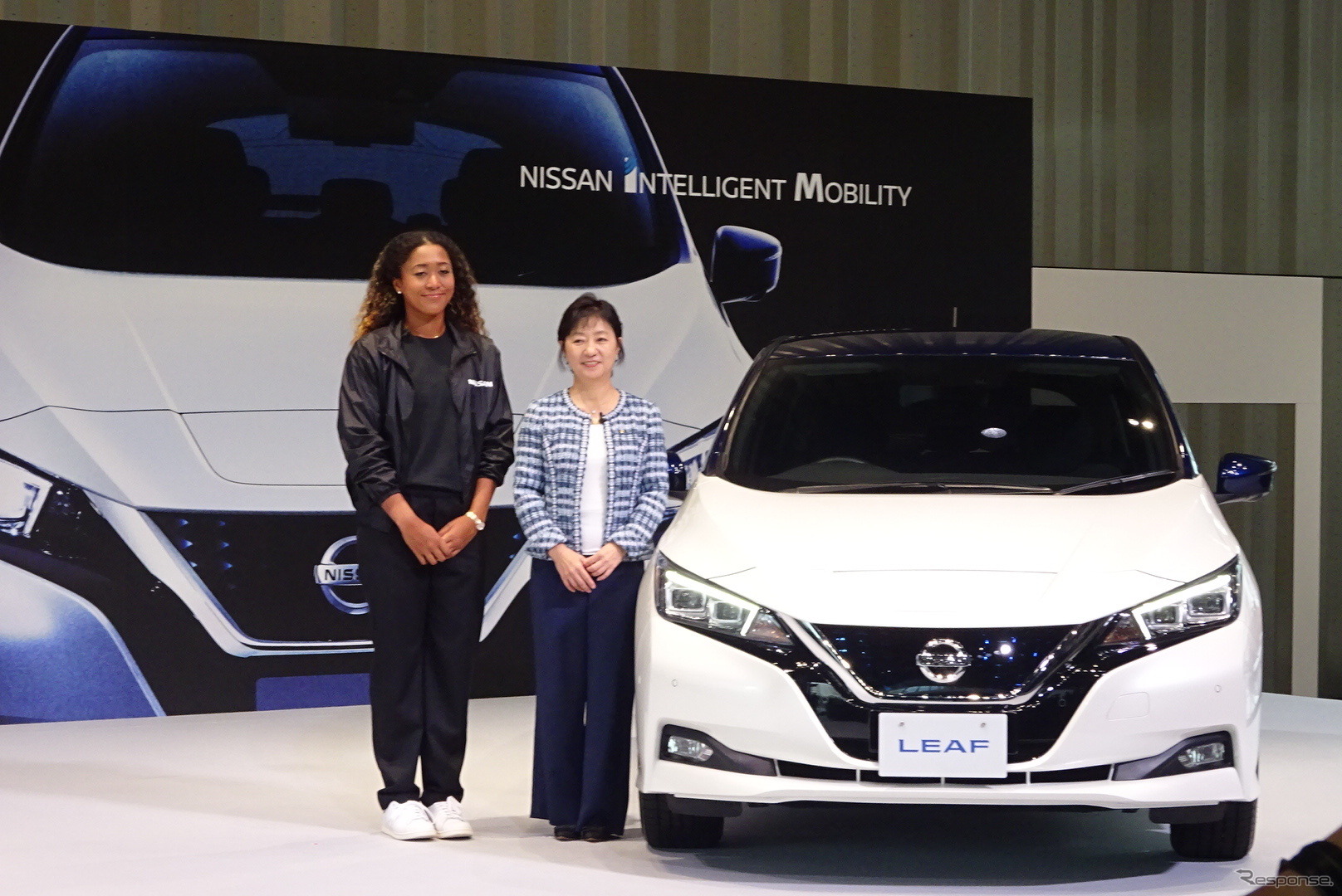 大坂なおみ選手と星野朝子・日産専務