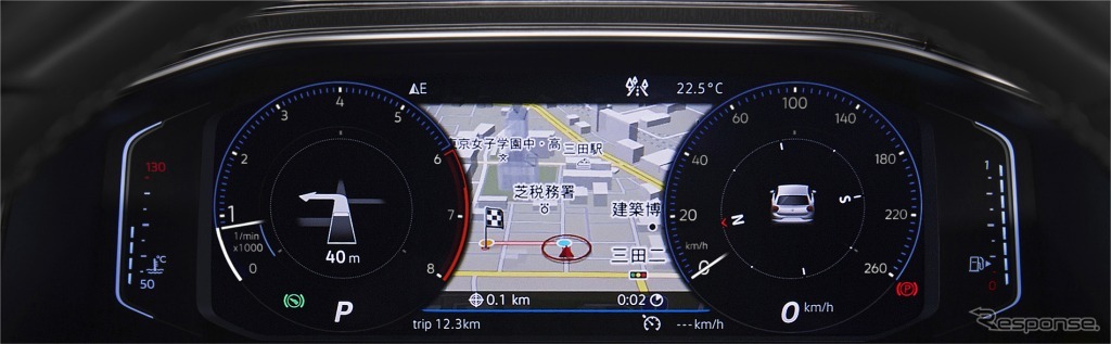 VW ポロ TSIハイライン デジタルメータークラスター“Active Info Display”