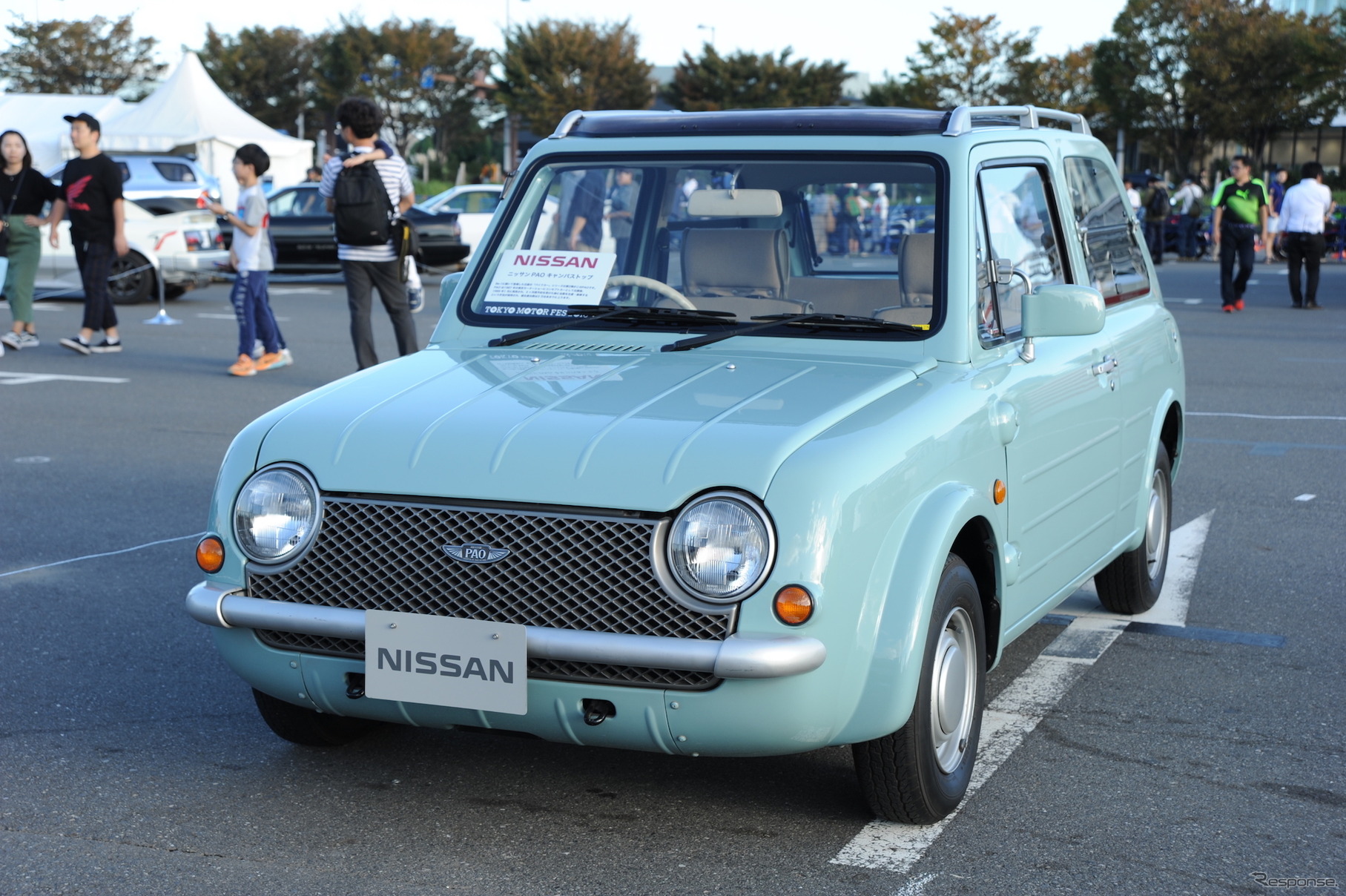 日産PAO キャンバストップ（東京モーターフェス2018、バック to the バブル！）