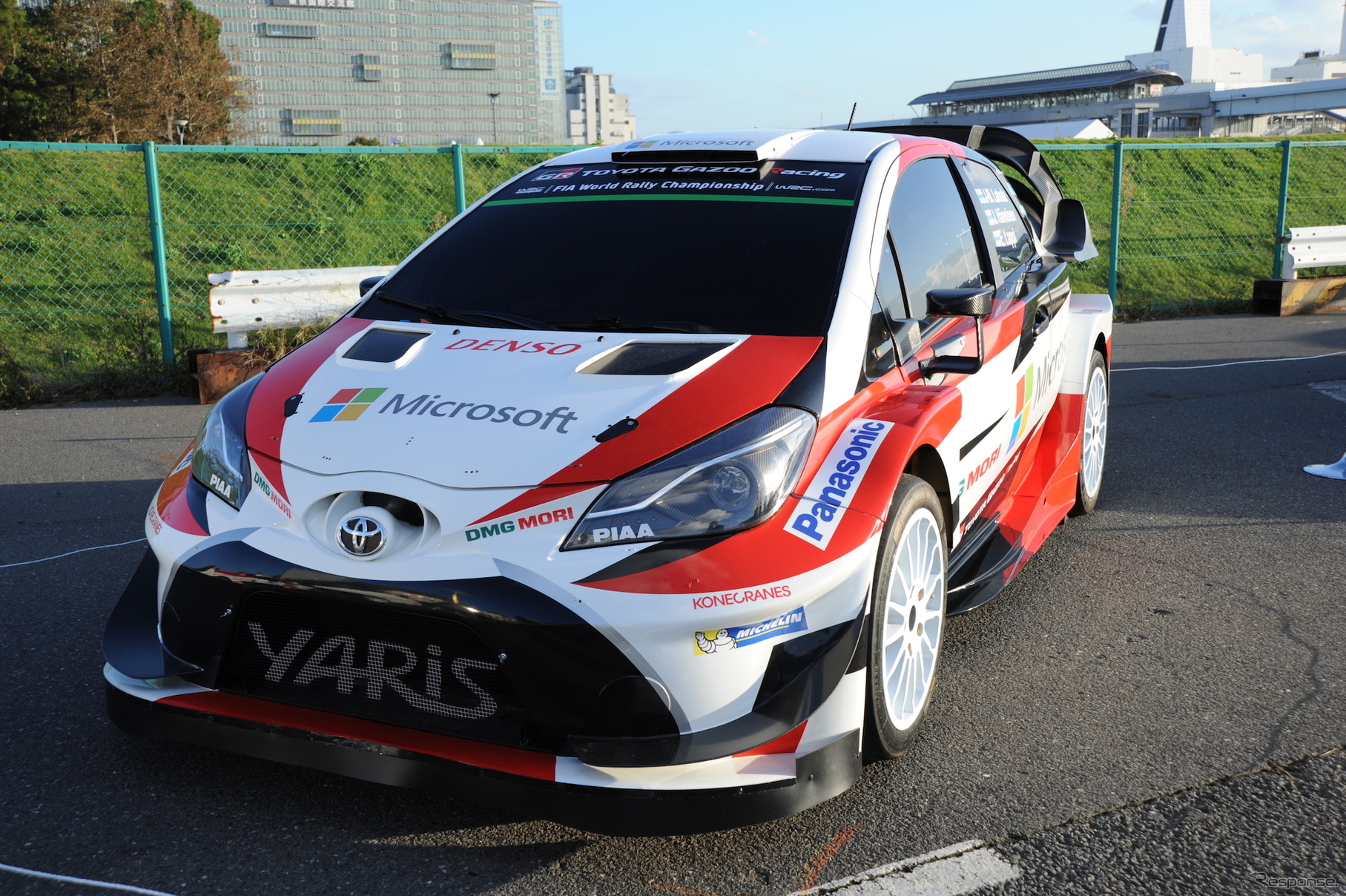 トヨタ・ヤリスWRC2017年参戦デザイン（東京モーターフェス2018お台場第二特設会場）