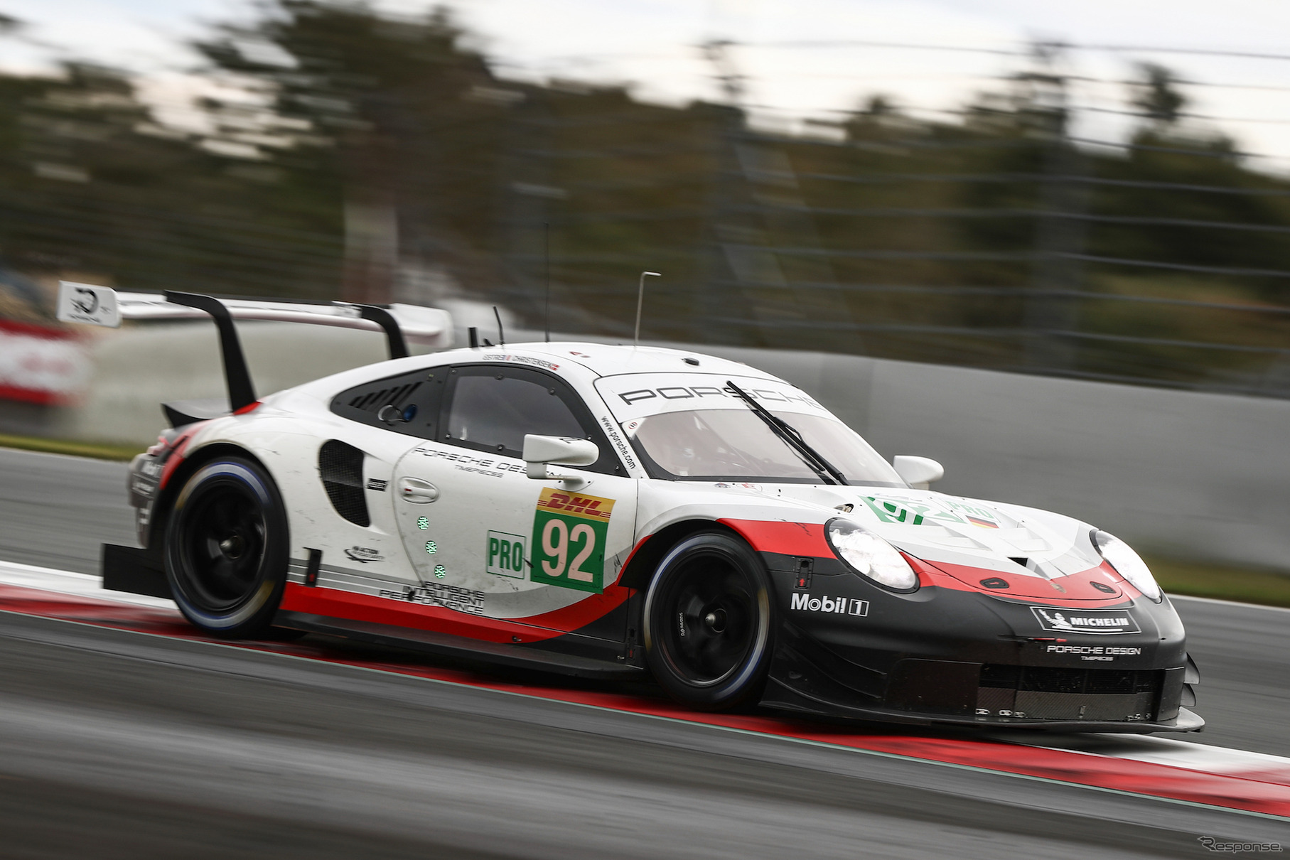 LMGTE-Proクラス優勝の#92 ポルシェ。