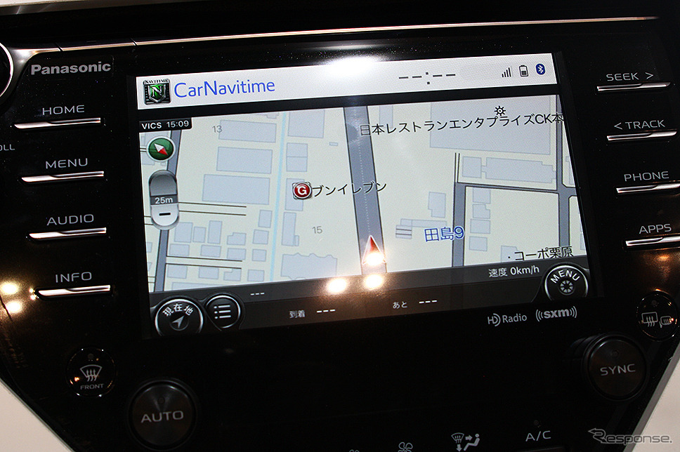 トヨタブース SDL対応「カーナビタイム」（CEATEC 2018）
