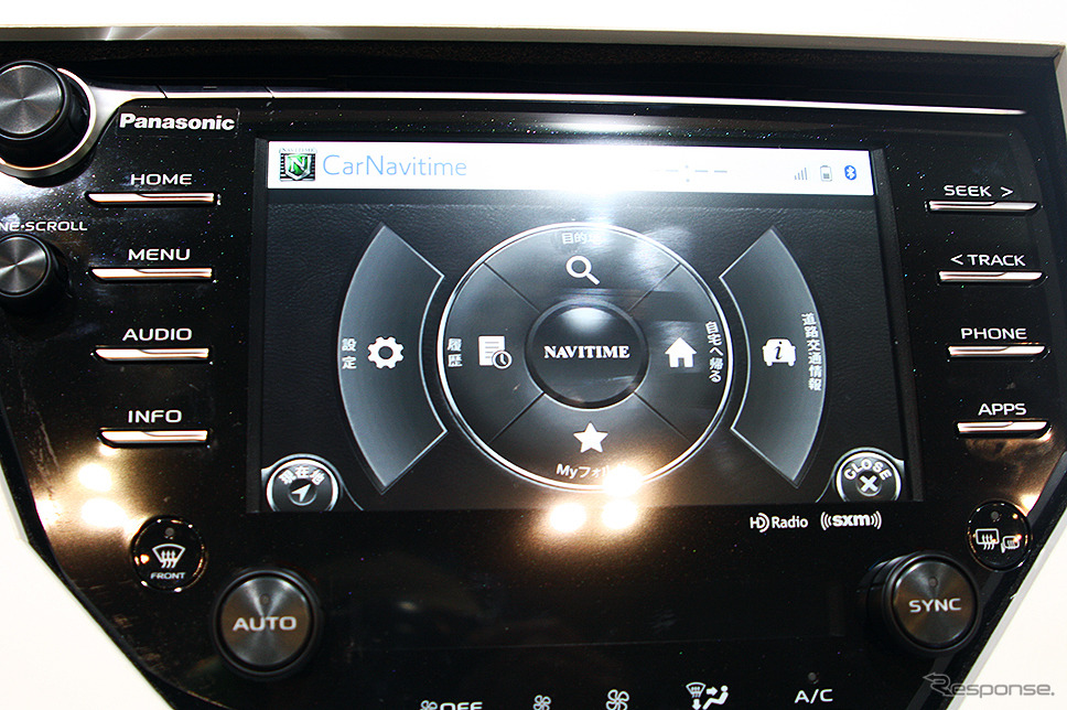 トヨタブース SDL対応「カーナビタイム」（CEATEC 2018）