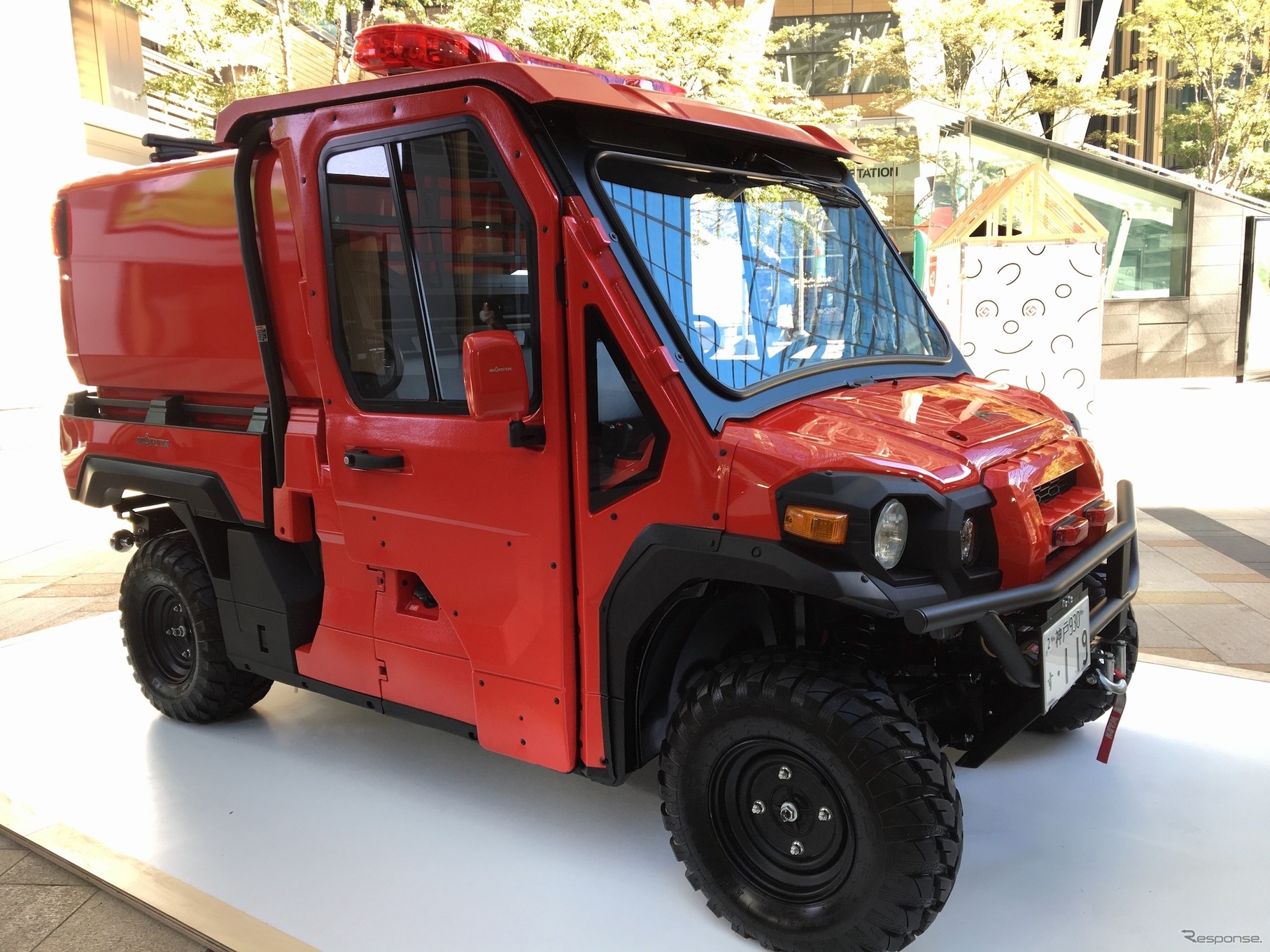 モリタ小型オフロード消防車