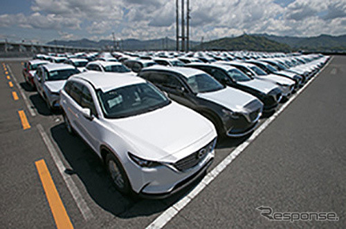 船積みされる マツダ CX-9