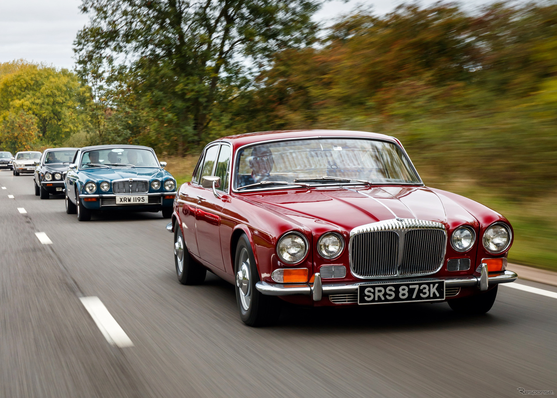 Jaguar XJ Historic Convoy to Paris