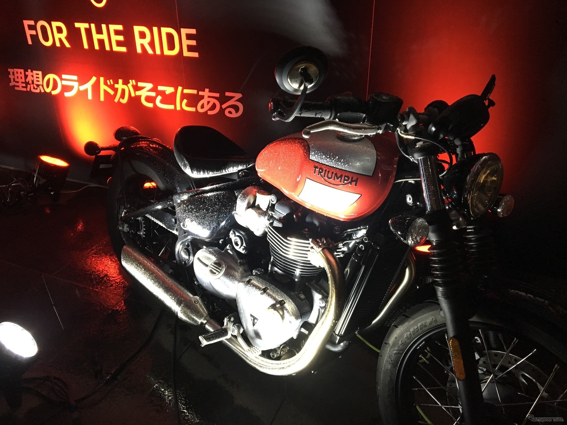 トライアンフ 発表会...2019年は年中までに月1車種ペースで新商品を発売
