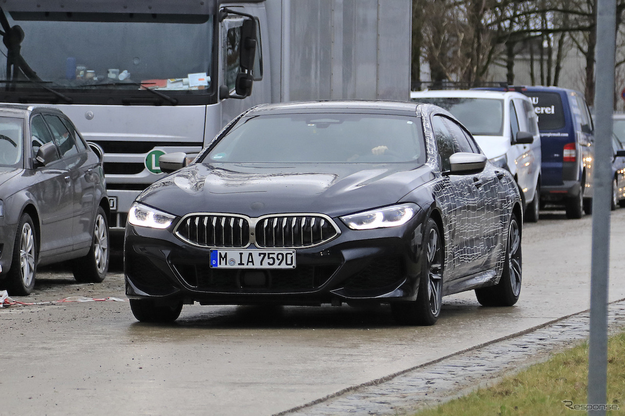 BMW 8シリーズグランクーペ「M850i」スクープ写真