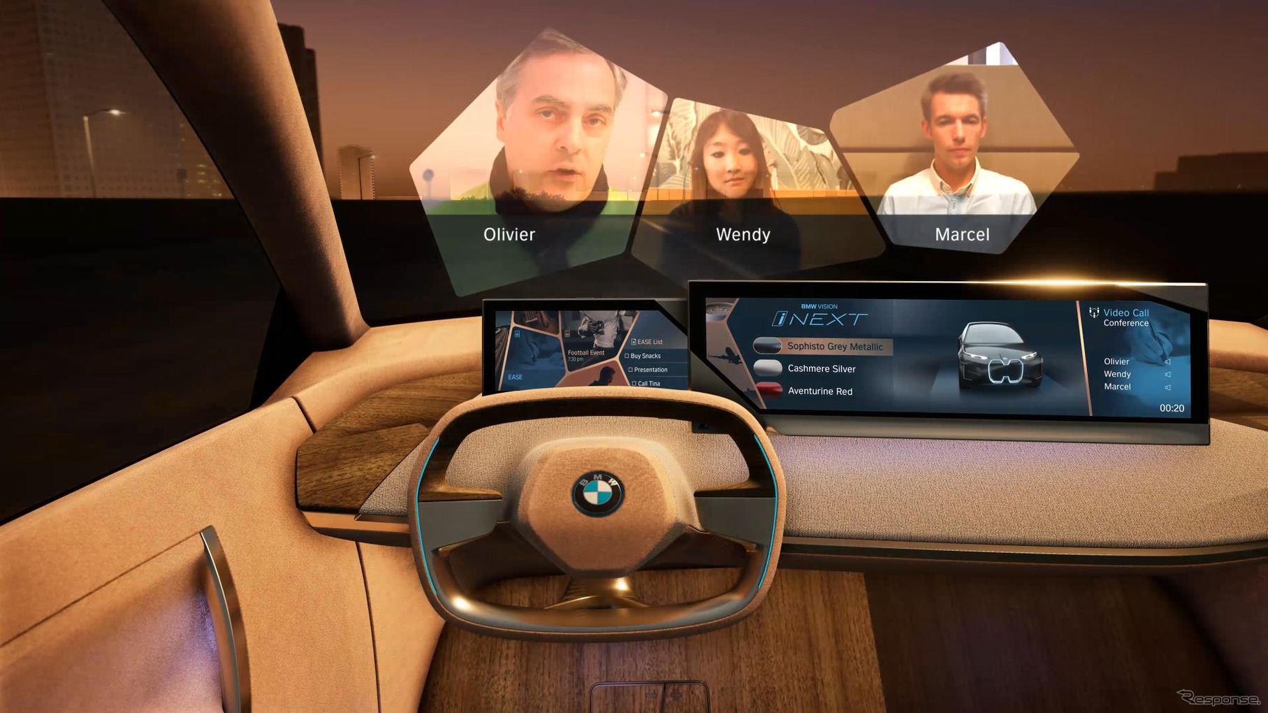 BMW ヴィジョン iNEXT の仮想ドライブ（CES 2019）