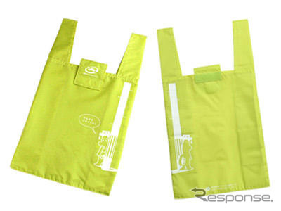 ローソン、ケータイバッグを無料配布…自動車リサイクル促進