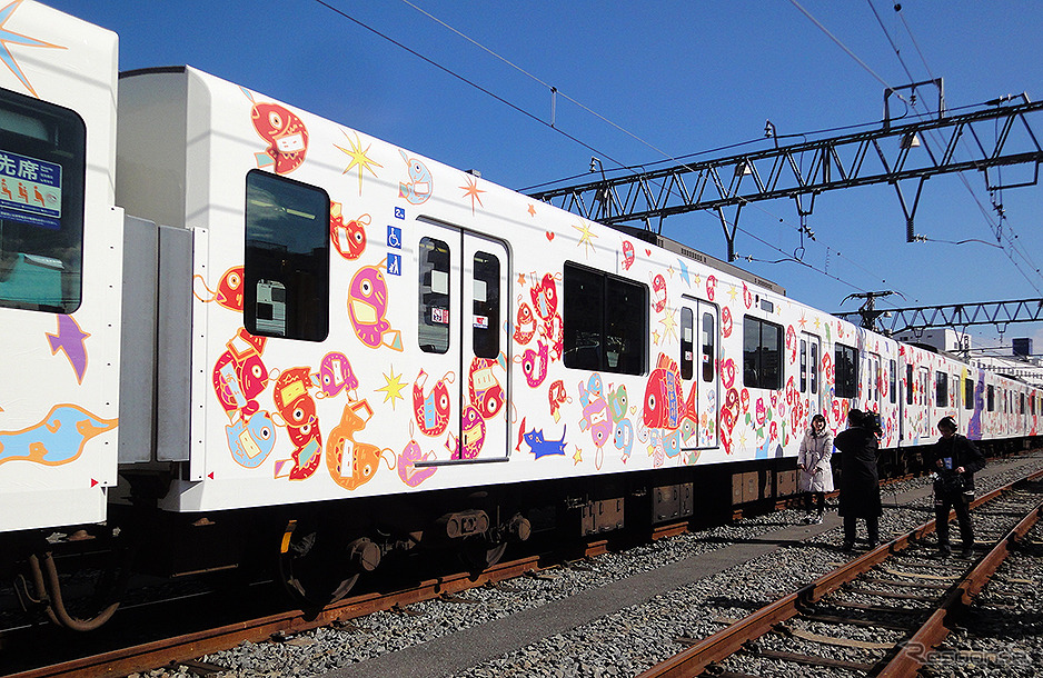 東武鉄道50090系51092編成アートトレイン（下板橋駅電留線／2月12日）