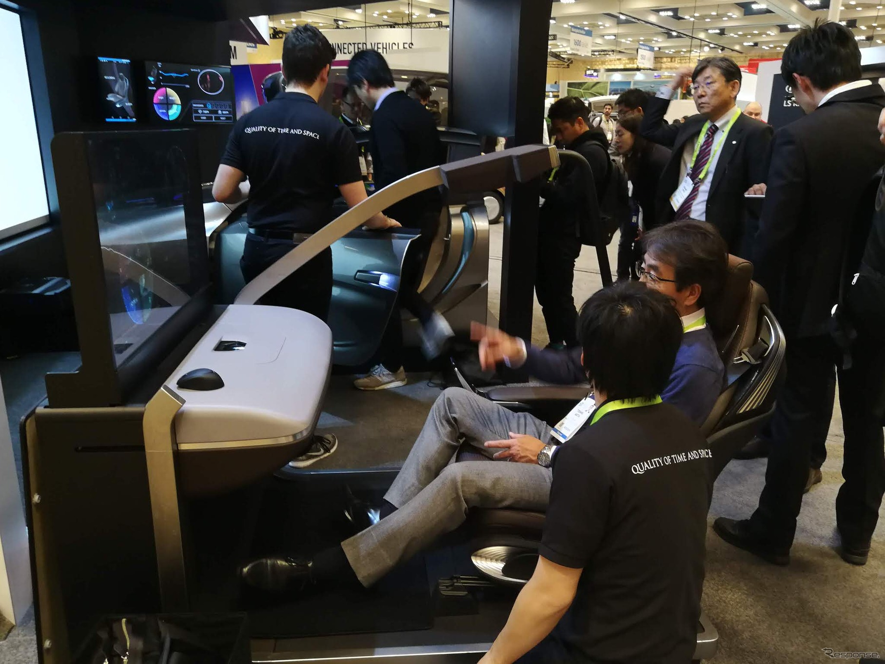 トヨタ紡織が初出展、自動運転時代を見据えた要素技術を公開…CES 2019