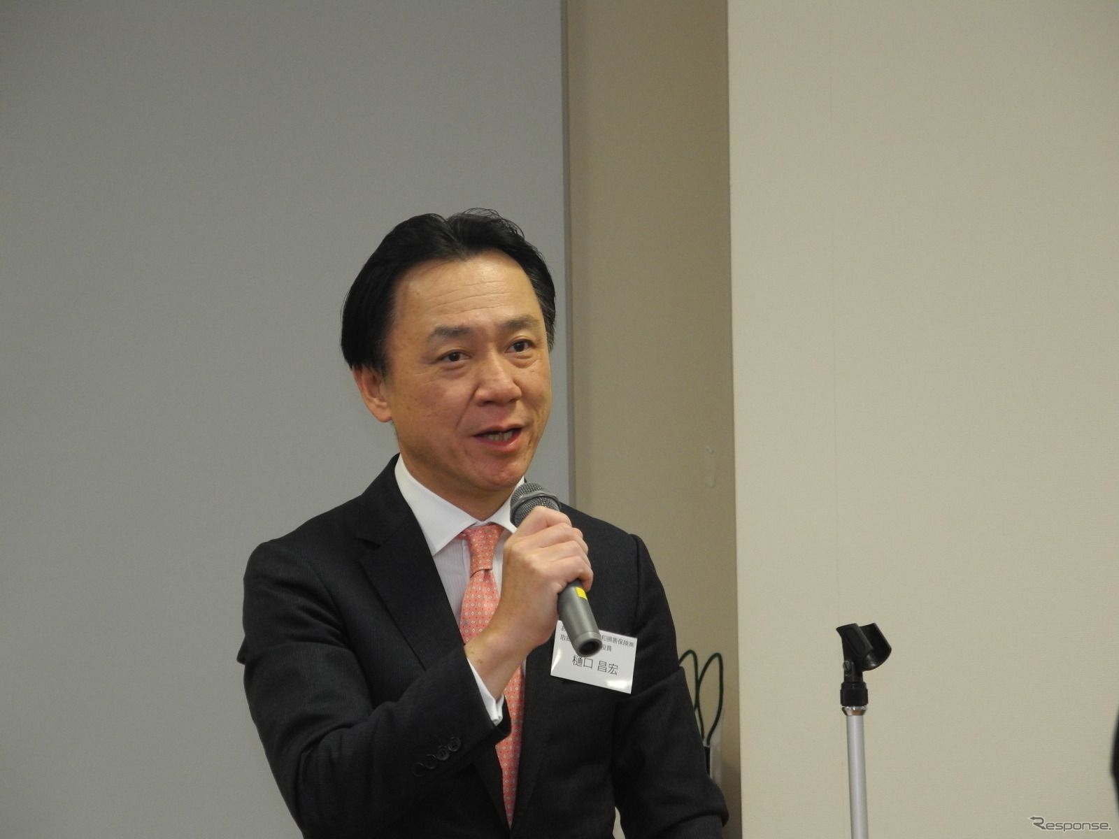 あいおいニッセイ同和損害保険の樋口昌宏取締役専務執行役員