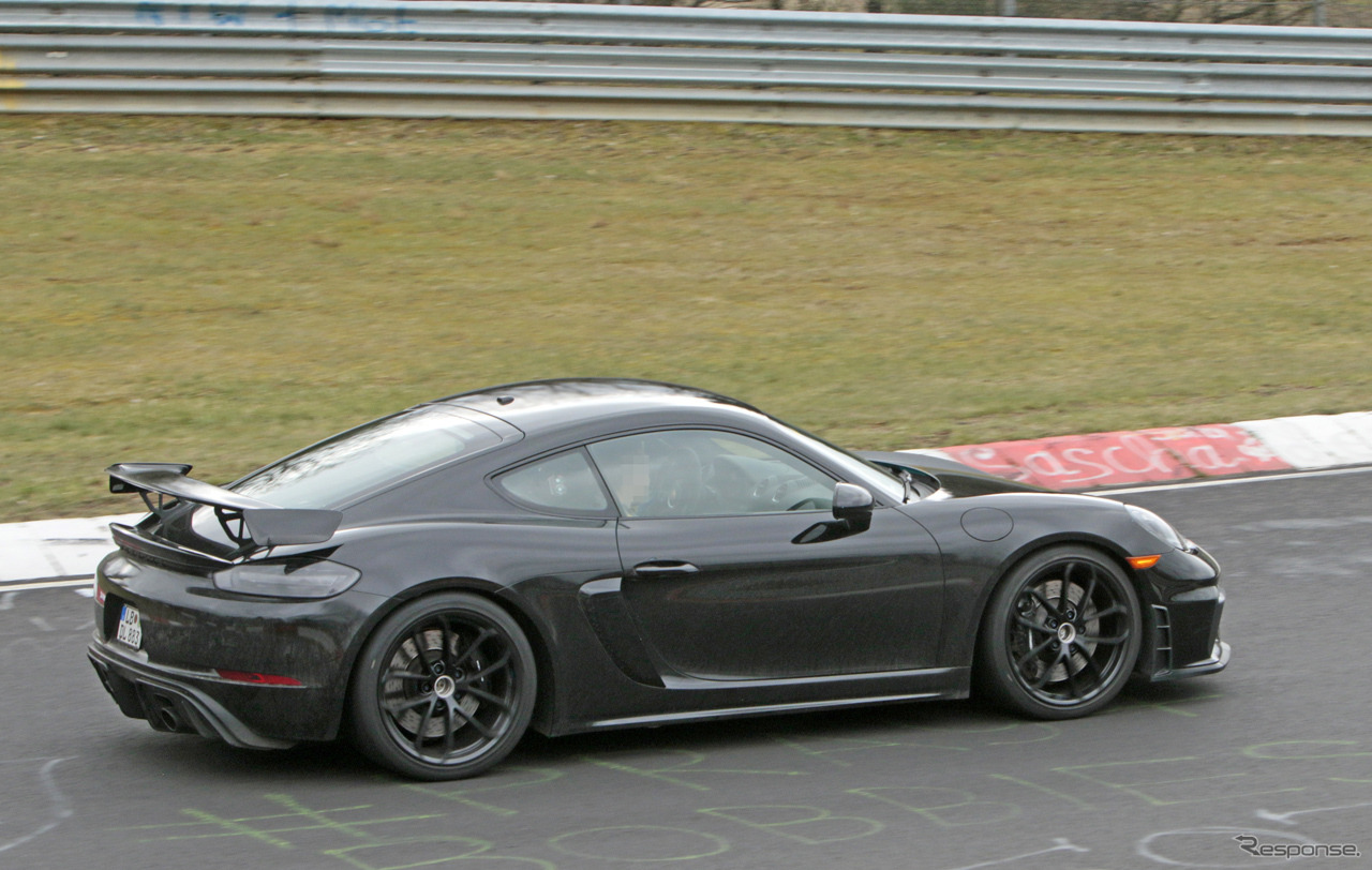 ポルシェ 718 ケイマン GT4 スクープ写真