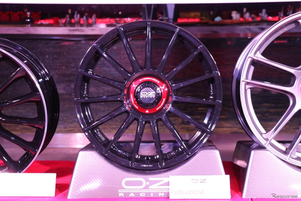 スーパーツーリズモエヴォルツィオーネはセンターロックカバー標準装備だ。