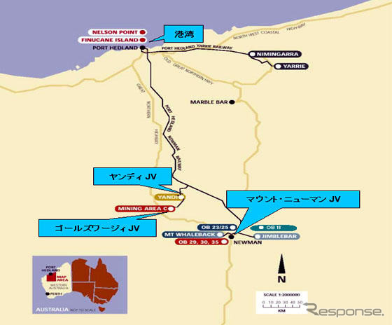 伊藤忠と三井物産、西豪州鉄鉱石事業に先行投資を決定