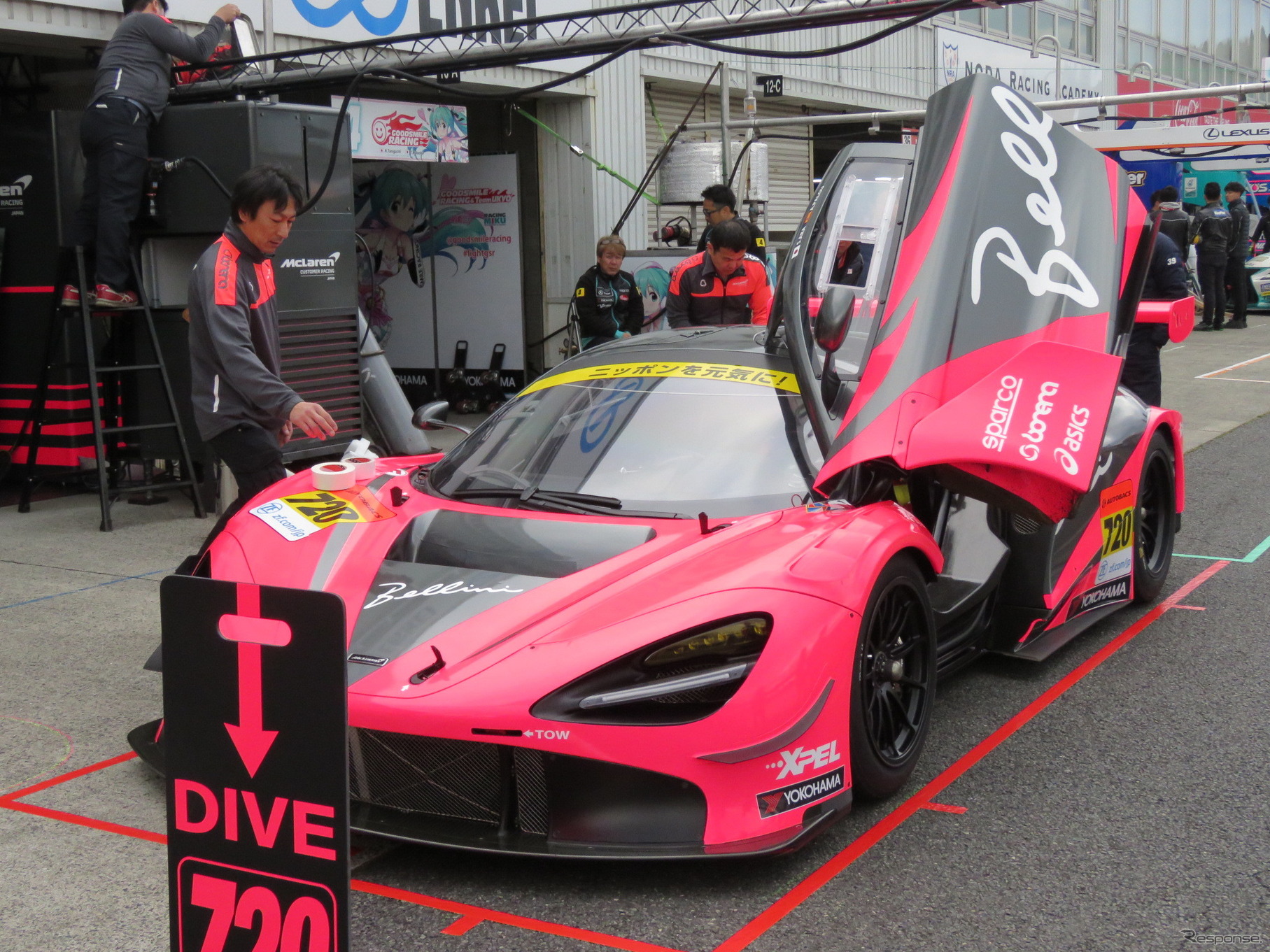 #720 マクラーレン720S GT3（4月の開幕戦岡山）