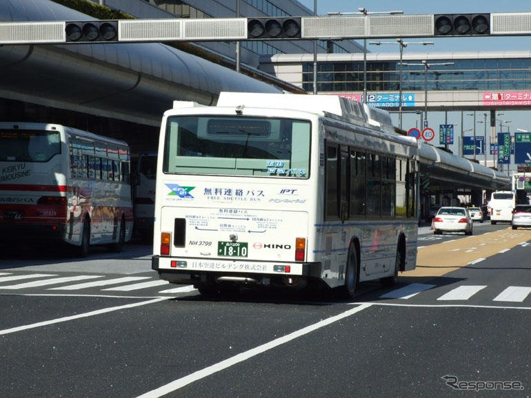 非接触給電ハイブリッドバス…羽田空港で運行開始