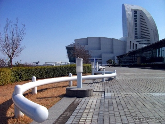 株主総会が開催されたパシフィコ横浜。