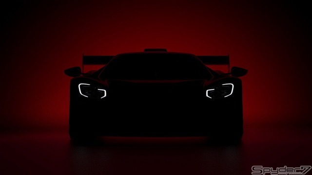 フォード GT ベースの新型スーパーカー　ティザーイメージ