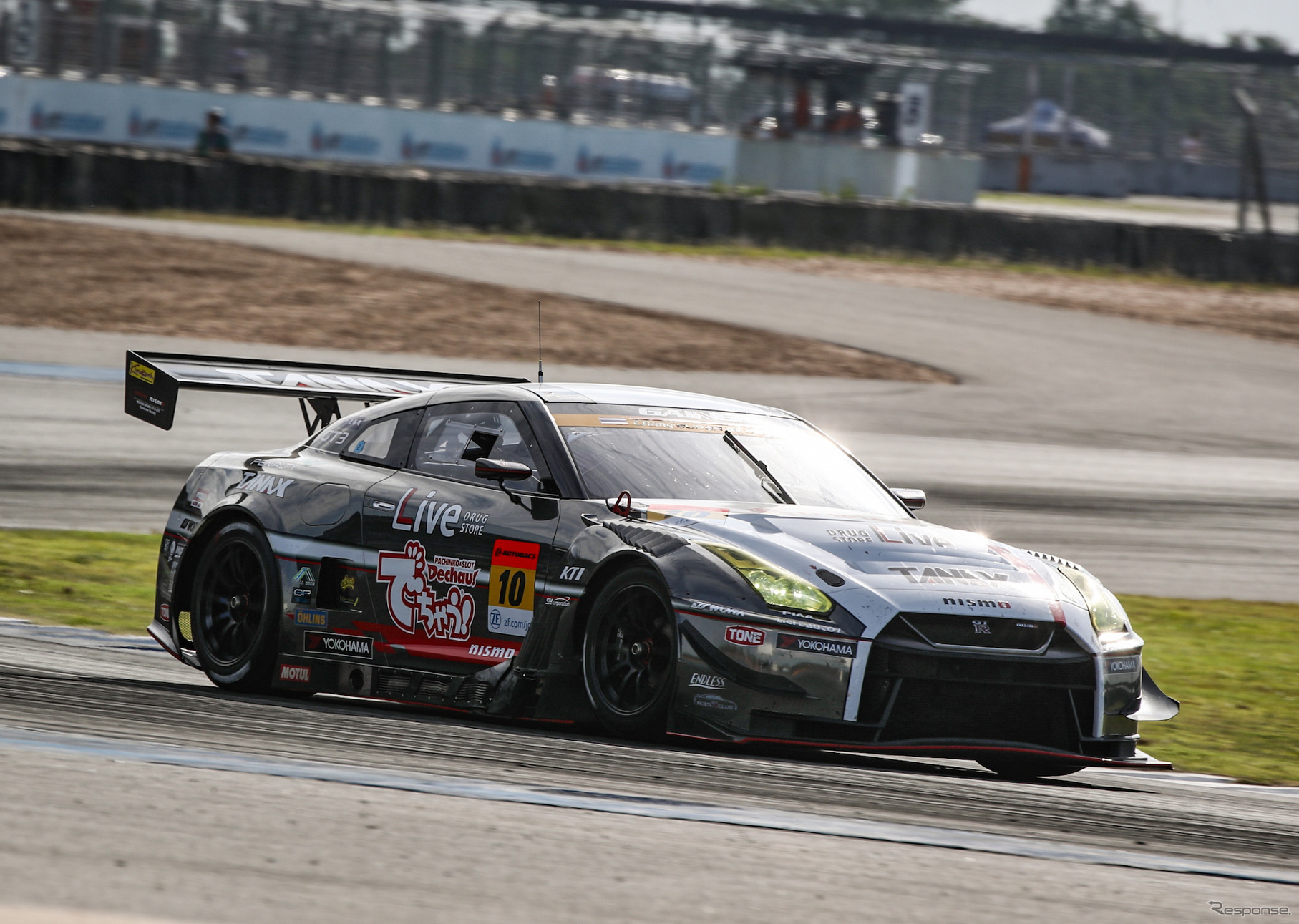 GT300クラスで優勝した#10 GT-R。