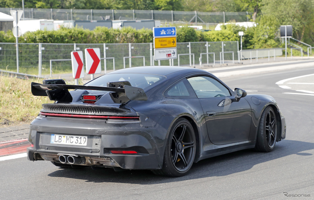 ポルシェ 911 GT3 新型 スクープ写真