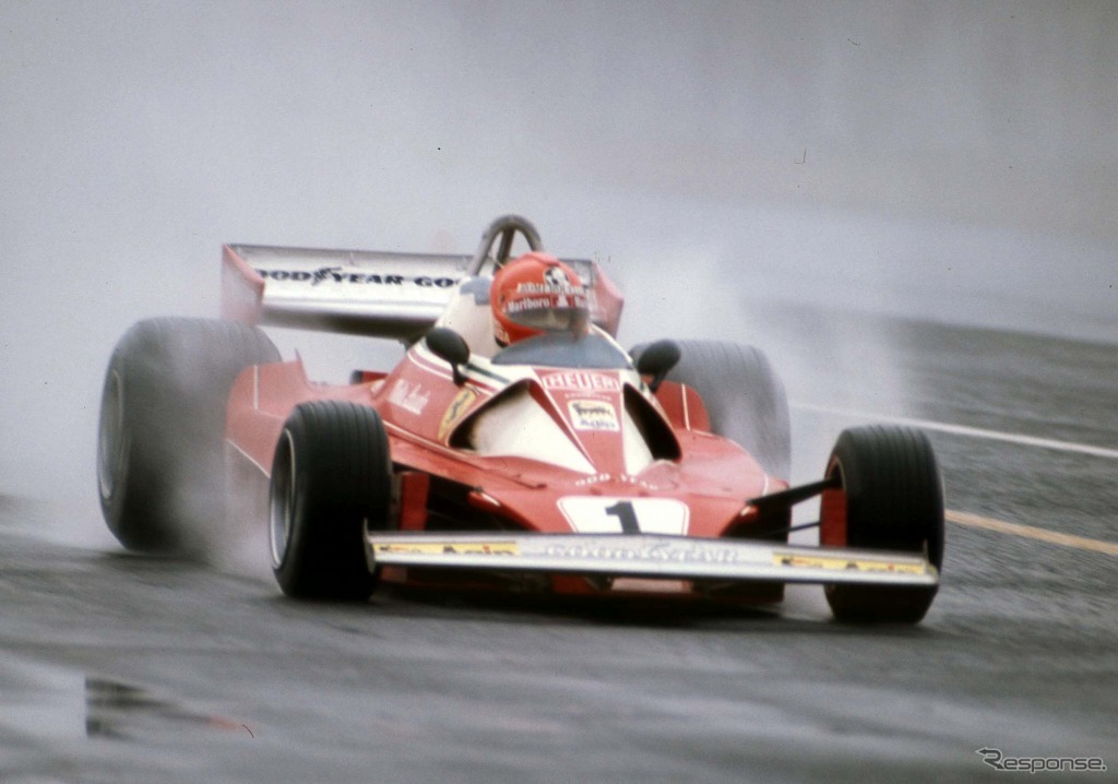 ニキ・ラウダ追悼展「Thank you NIKI」（1976年F1世界選手権イン・ジャパンでのニキ・ラウダ選手のFerrari312T2）