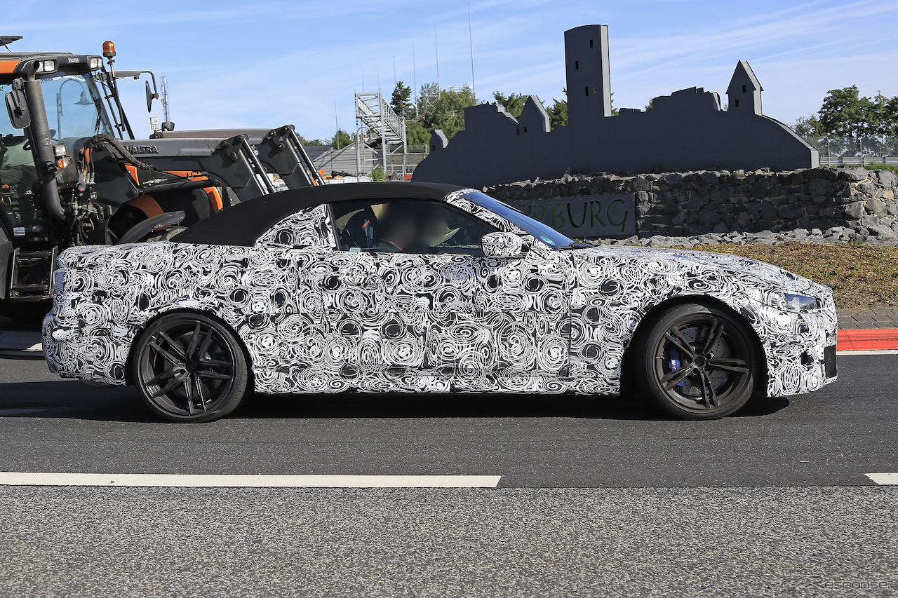 BMW M4 カブリオレ スクープ写真