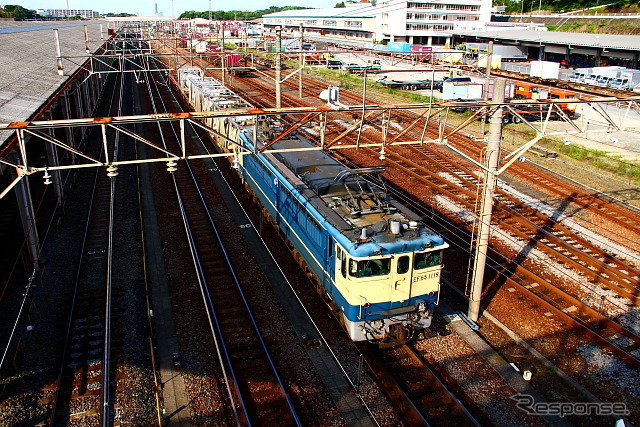 52両対応のコンテナホームを持つ1面2線に生まれ変わるJR貨物横浜羽沢駅。相鉄・JR直通線横浜羽沢国大駅に隣接する。