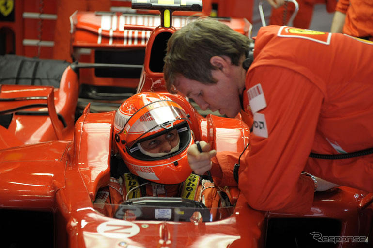 フェラーリはニューマシンに満足